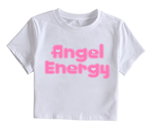 Angel energy crop top