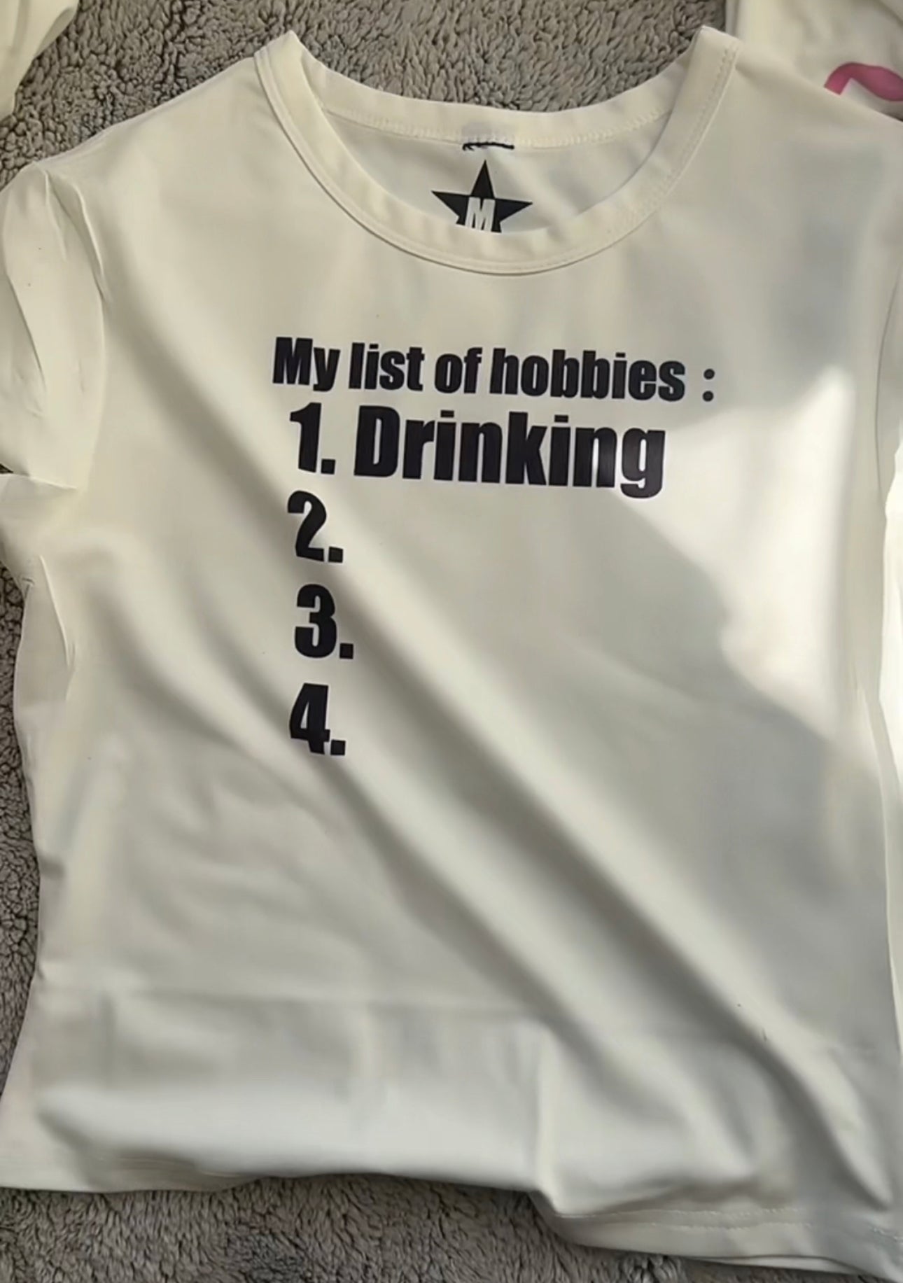 Hobbies crop top