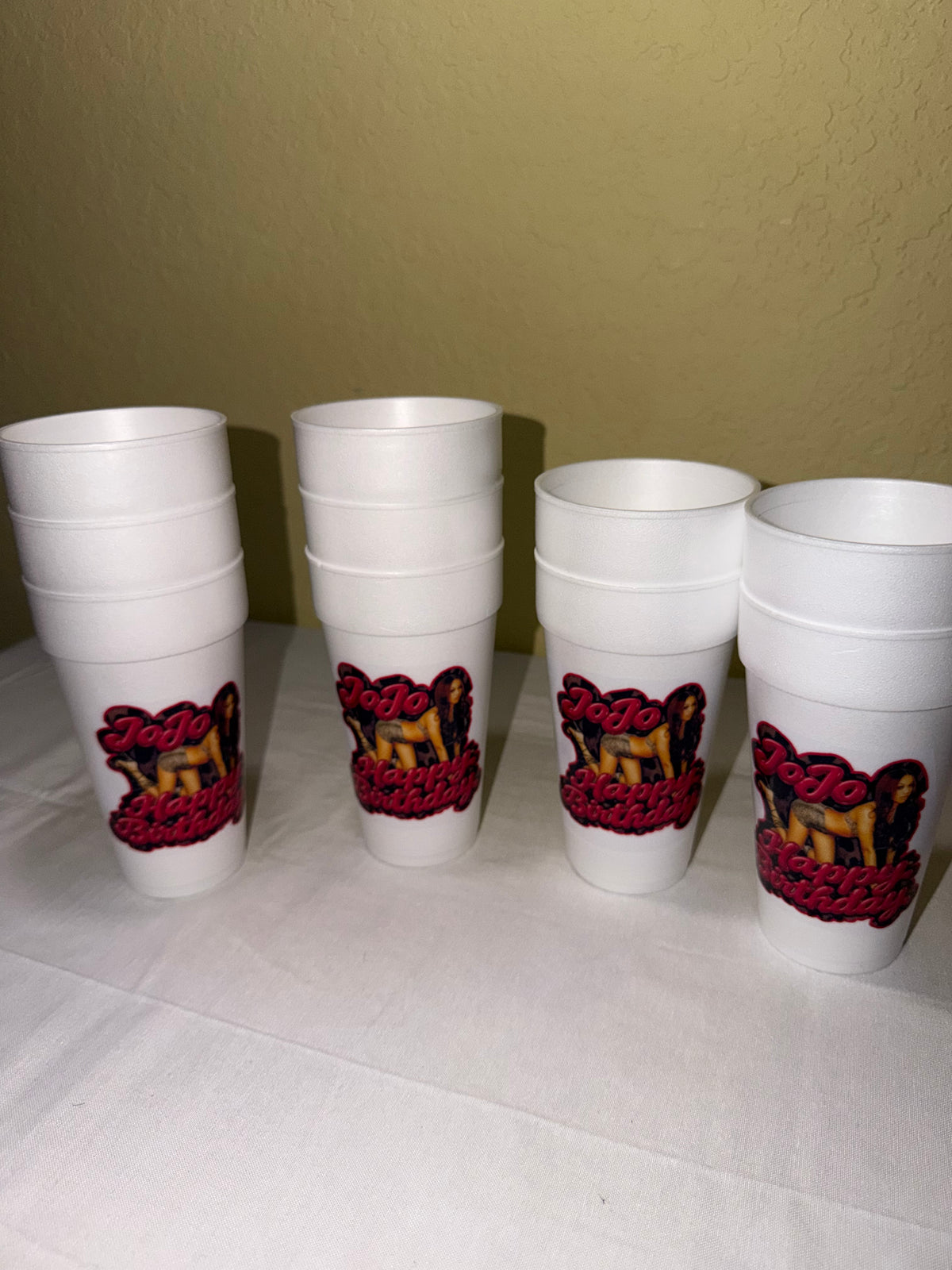 Custom Styrofoam cups