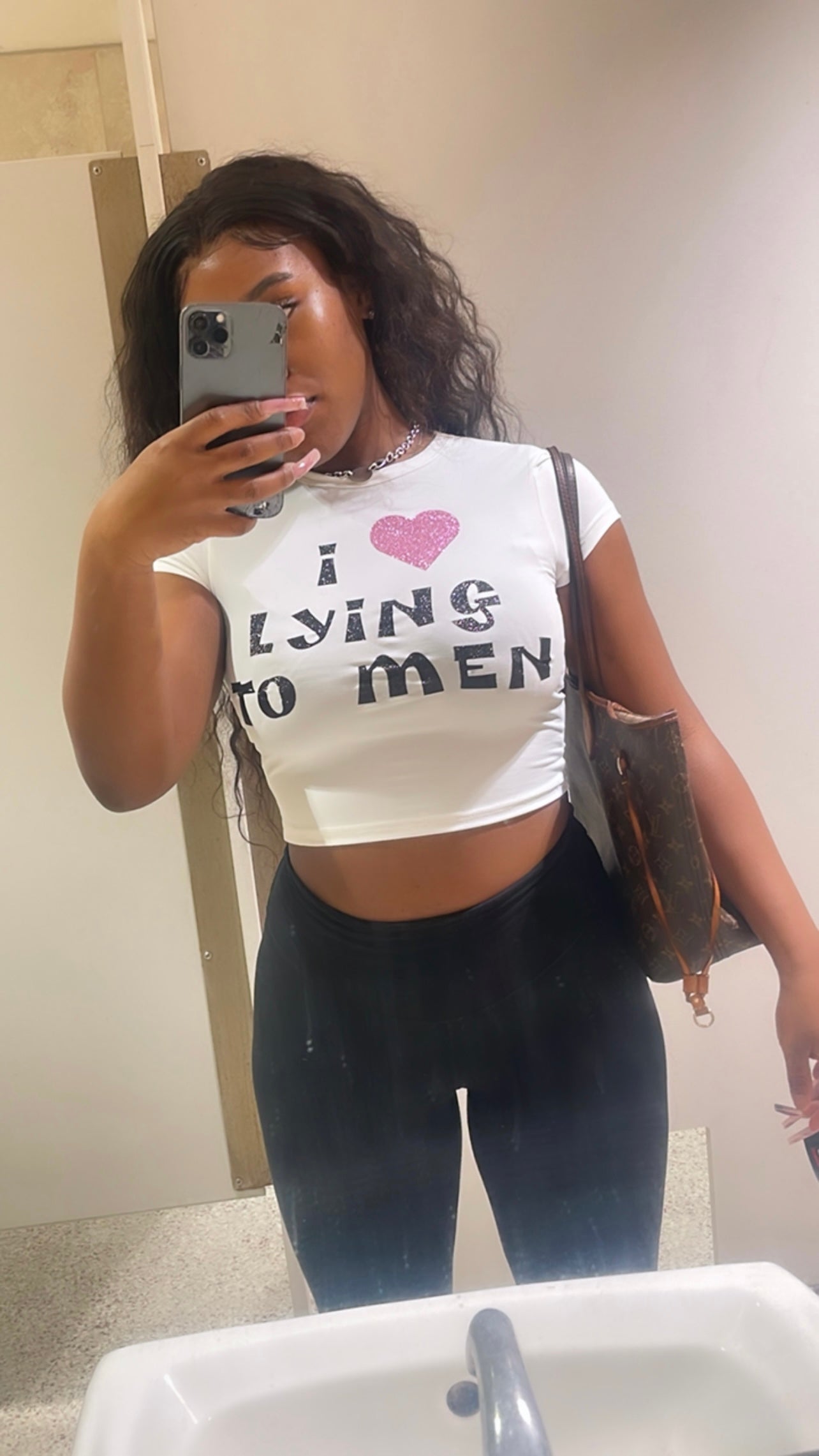 I Love Lying To Men Baby Tee