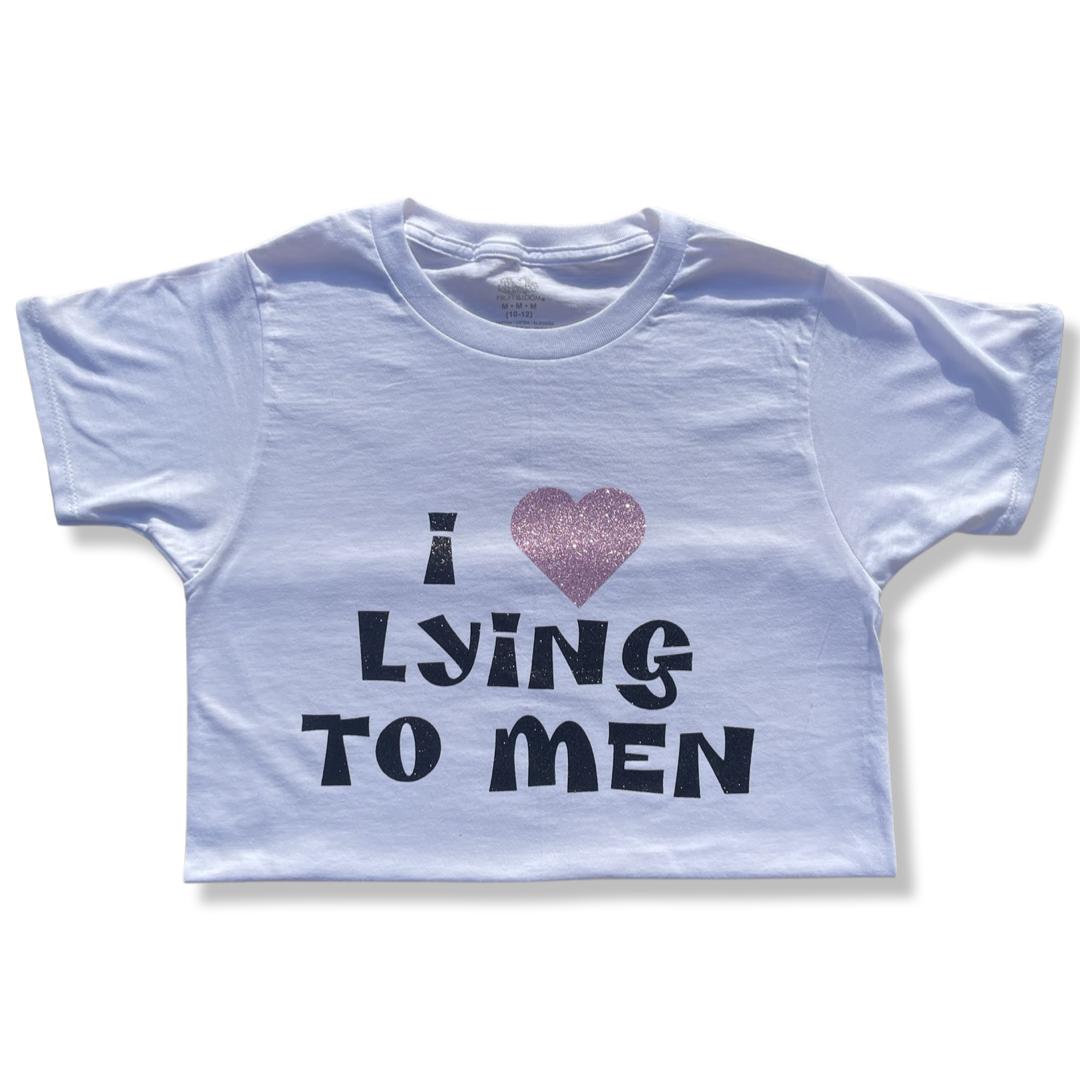 I Love Lying To Men Baby Tee